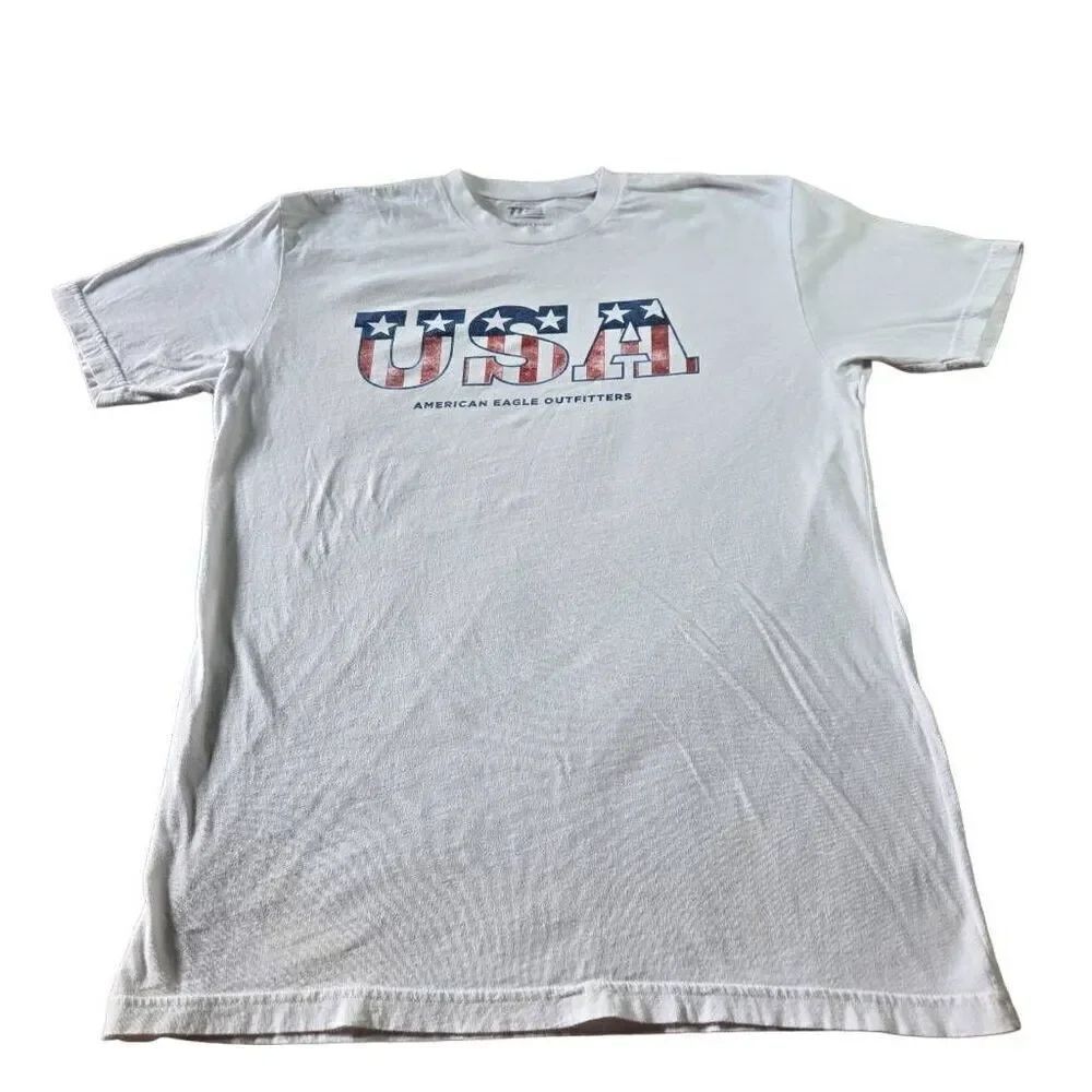 American Eagle Outfitters USA Patrotic Men shirt M